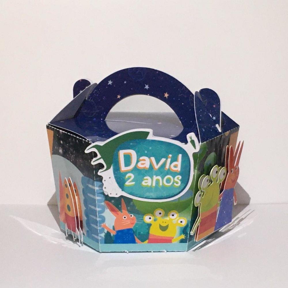 Caixa bolsinha sextavada