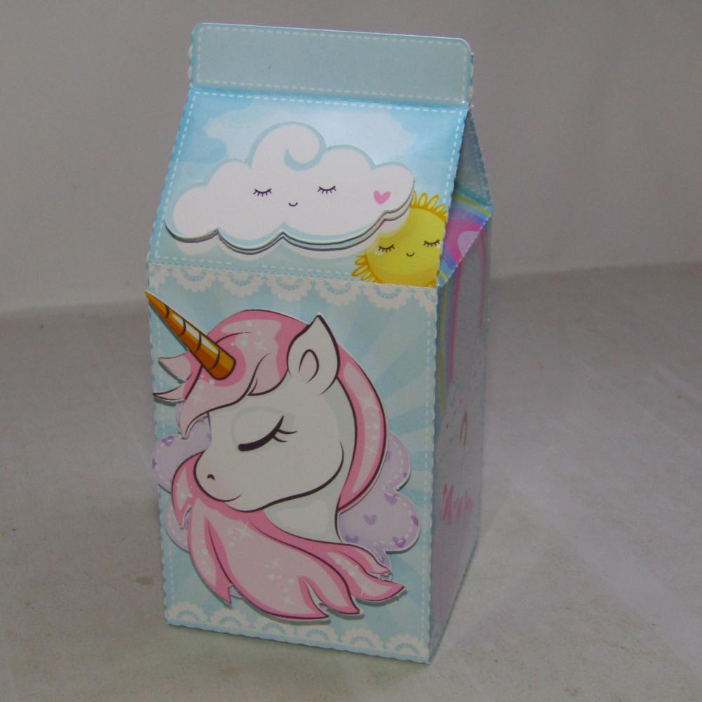 Caixa Milk com aplique