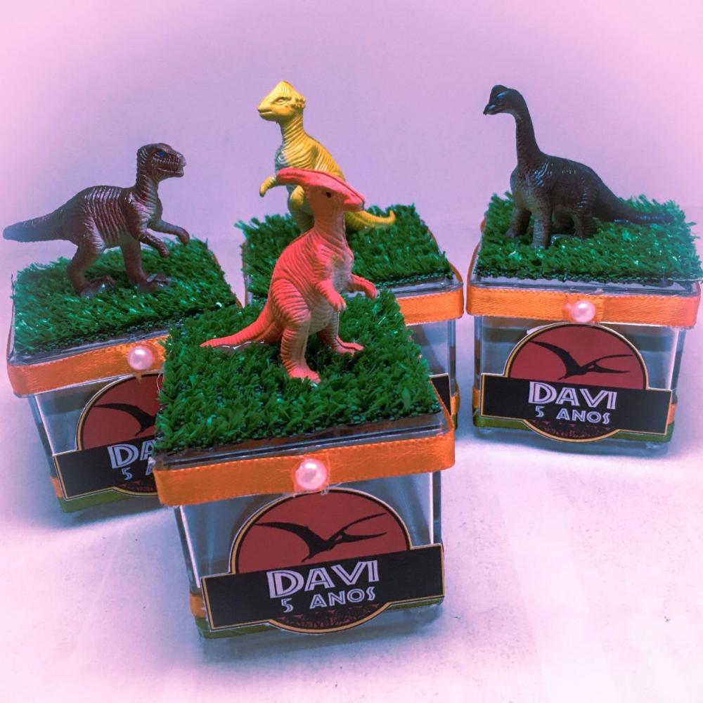 Caixa acrílica - Dinossauro