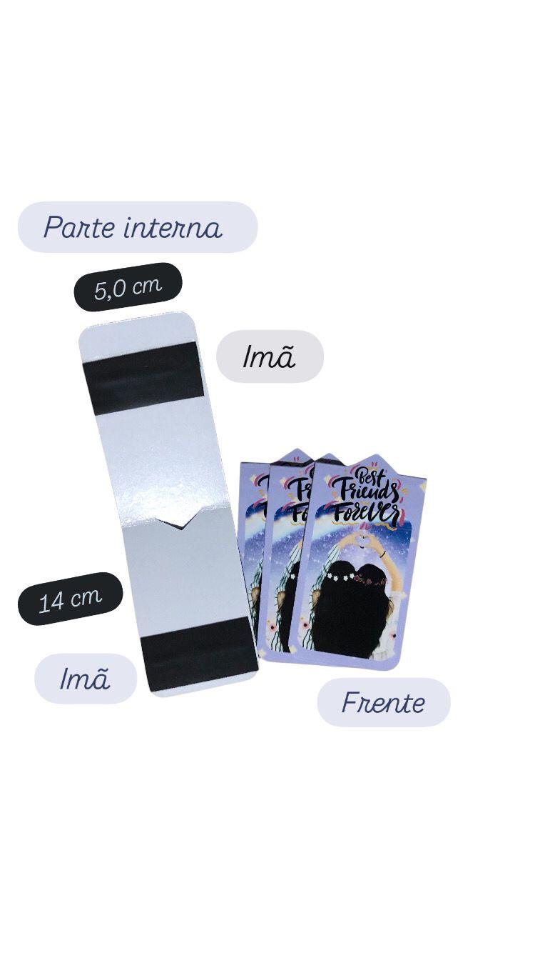 Marca página com imã
