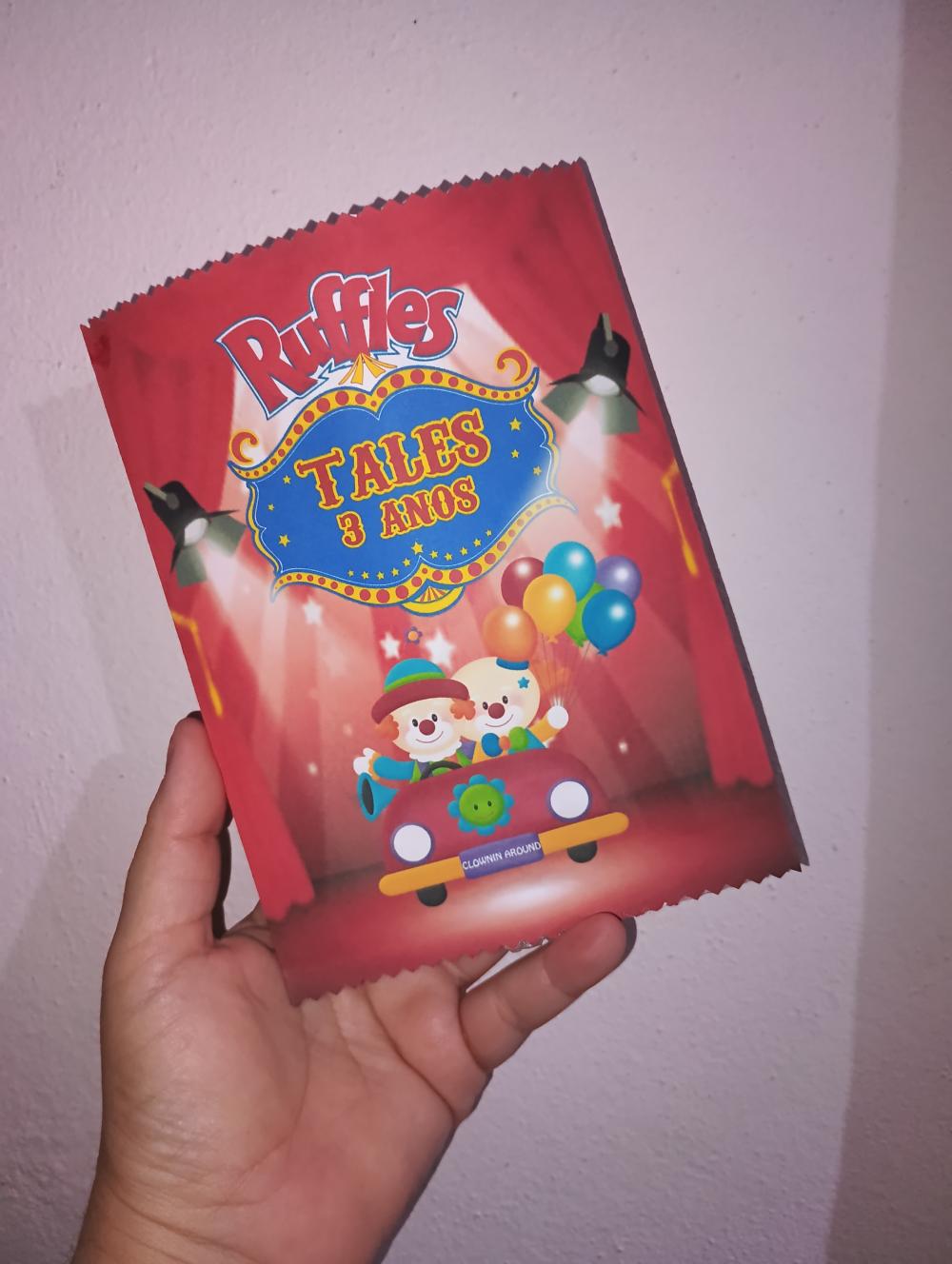 Embalagem personalizada salgadinho