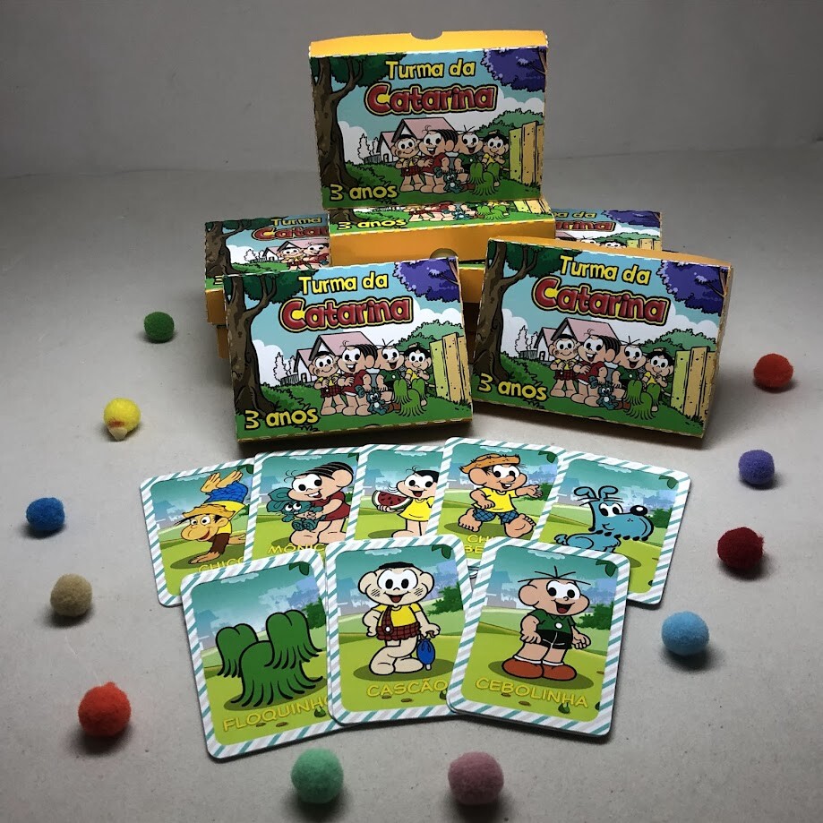 Mini jogo do mico e jogo da memoria 2 em 1 - Monica