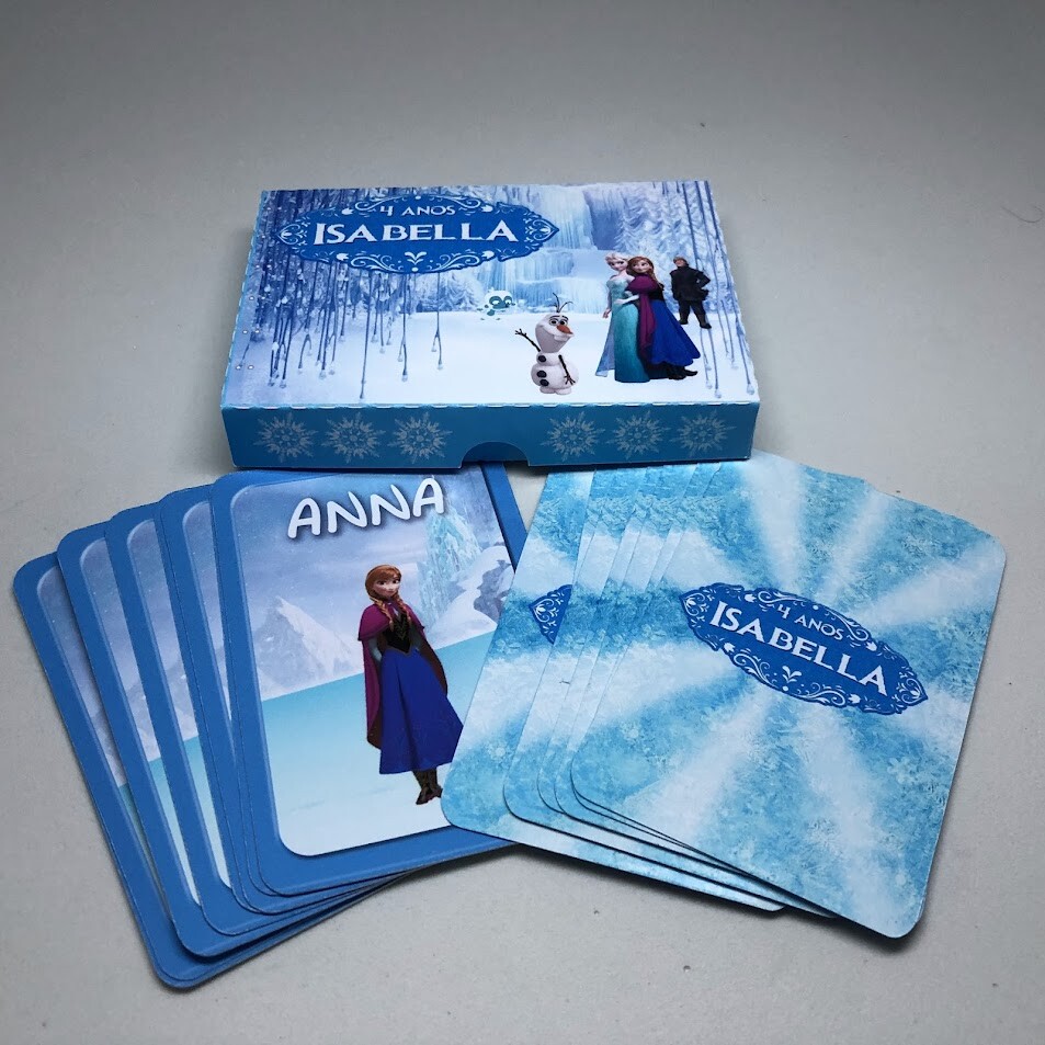 Jogo do mico e jogo da memória Grande 2 em 1 - Frozen