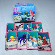 Mini jogo do mico e jogo da memoria 2 em 1 - Pequena sereia