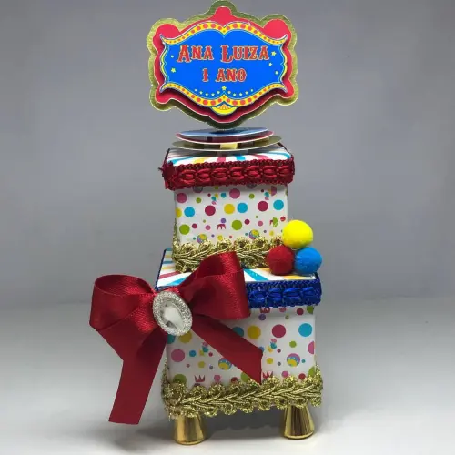 Caixa acrílica dupla Luxo