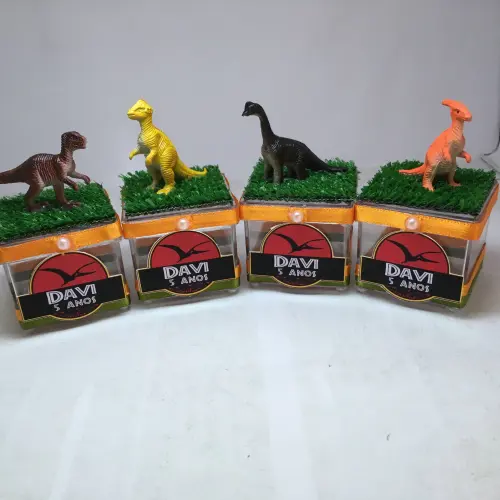 Caixa acrílica - Dinossauro