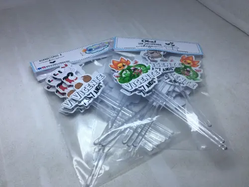 Topper de doce ou cupcake - unidade