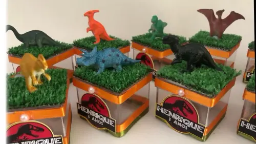 Caixa acrílica - Dinossauro