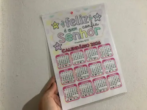 Calendário de parede