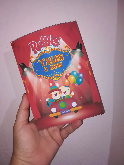 Embalagem personalizada salgadinho