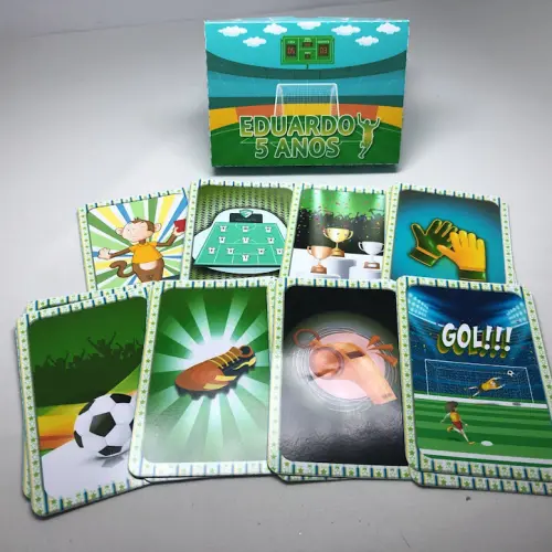 Jogo do mico e jogo da memória Grande 2 em 1 - Futebol