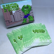 Jogo do mico e jogo da memória Grande 2 em 1 - Hulk