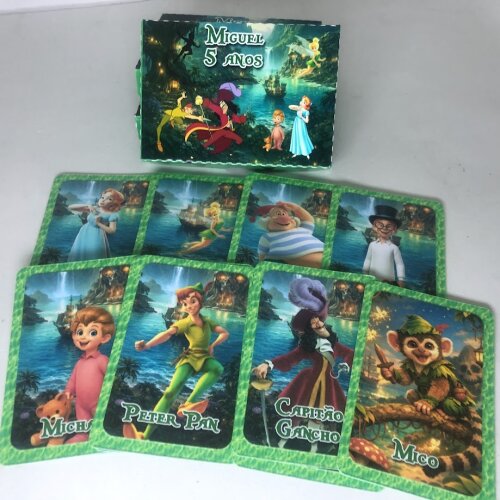 Jogo do mico e jogo da memória Grande 2 em 1 - Peter pan