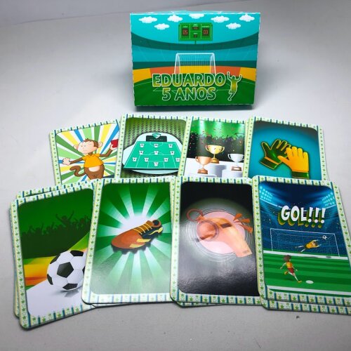 Jogo do mico e jogo da memória Grande 2 em 1 - Futebol