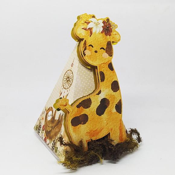 Caixinha para Festa Tema Safari Boho