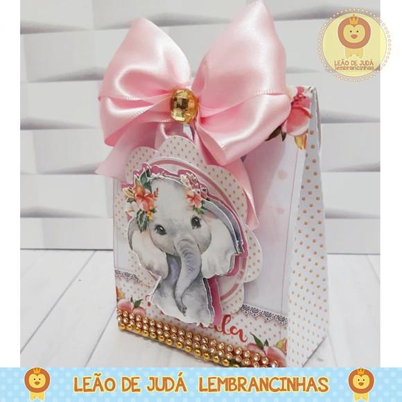 Caixinha para festa tema safari menina