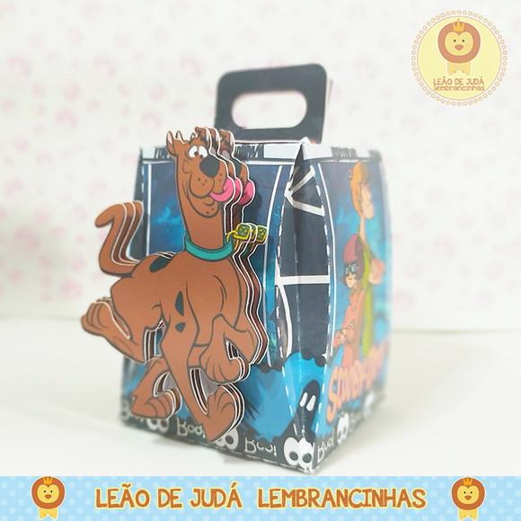 Caixinha para festa tema scooby doo