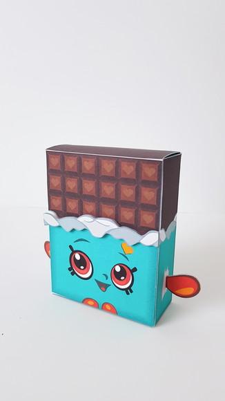 Caixinha para festa tema shopkins