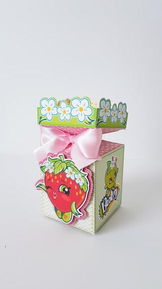 Caixinha para festa tema shopkins