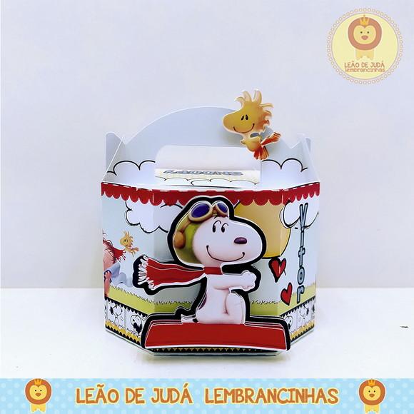 Caixinha para festa tema snoopy