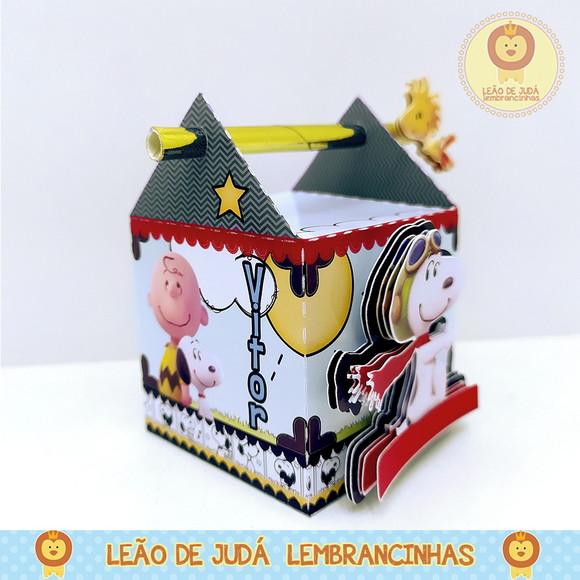Caixinha para festa tema snoopy