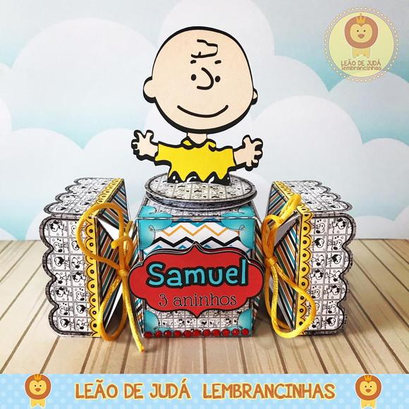 Caixinha para festa tema snoopy