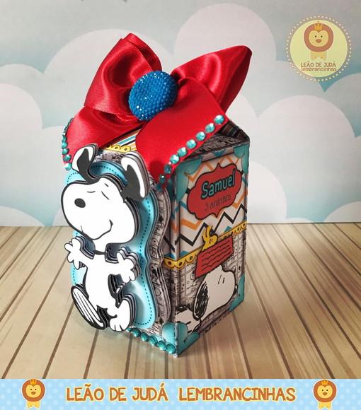 Caixinha para festa tema snoopy