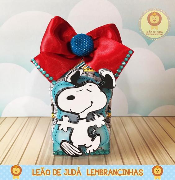 Caixinha para festa tema snoopy
