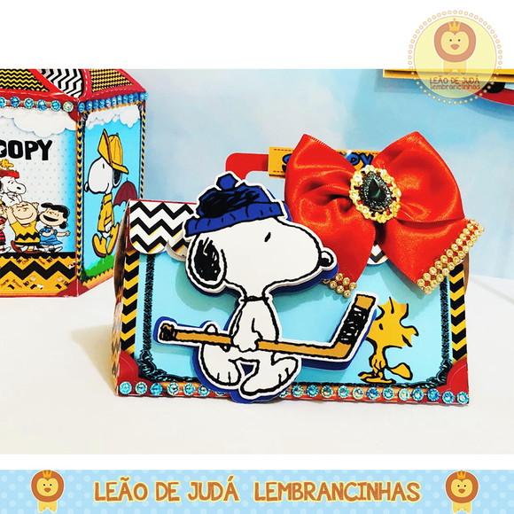 Caixinha para festa tema snoopy
