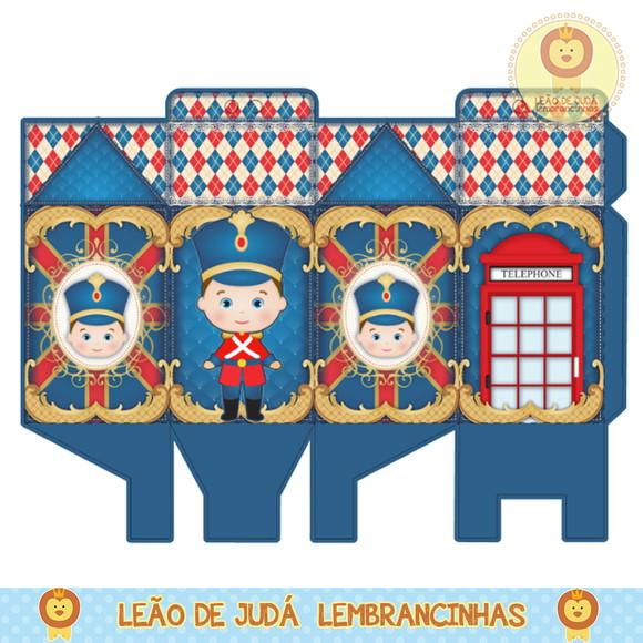 Caixinha Para Festa Tema Soldadinho De Chumbo
