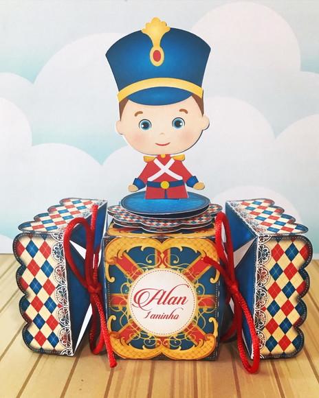 Caixinha Para Festa Tema Soldadinho De Chumbo