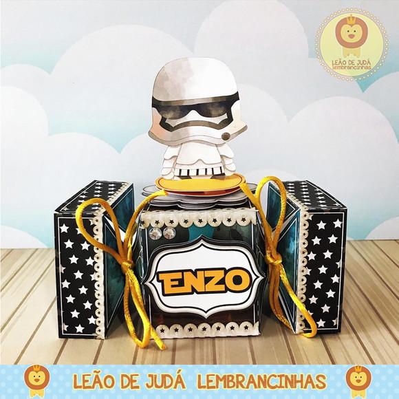 Caixinha para festa tema star wars