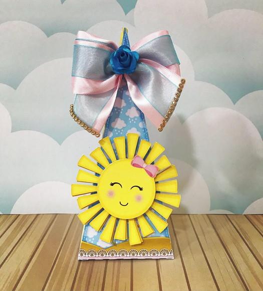 Caixinha para festa tema sunshine