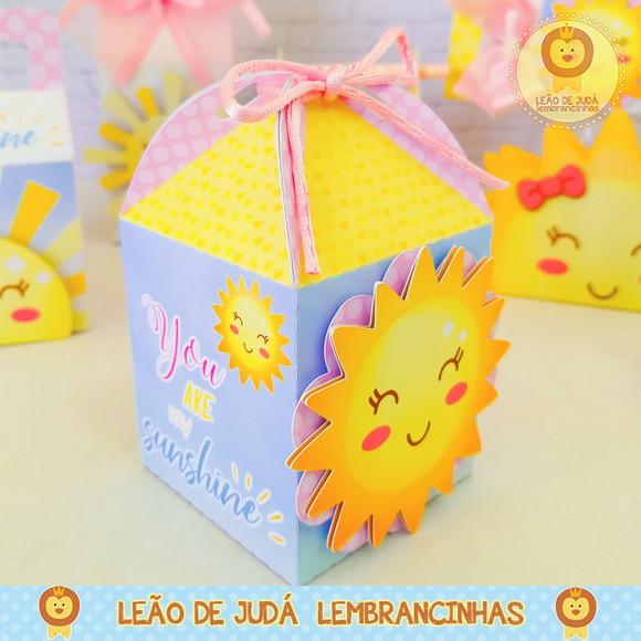 Caixinha Para Festa Tema Sunshine
