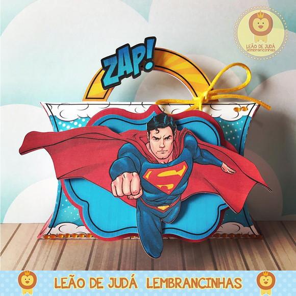 Caixinha para festa tema superman