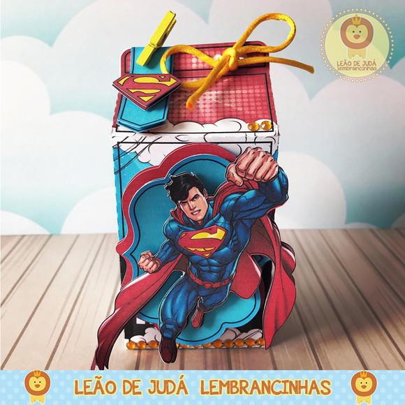 Caixinha para festa tema superman