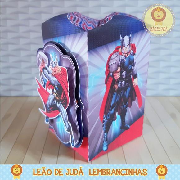 Caixinha para festa tema thor