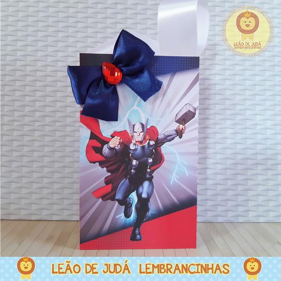 Caixinha para festa tema Thor