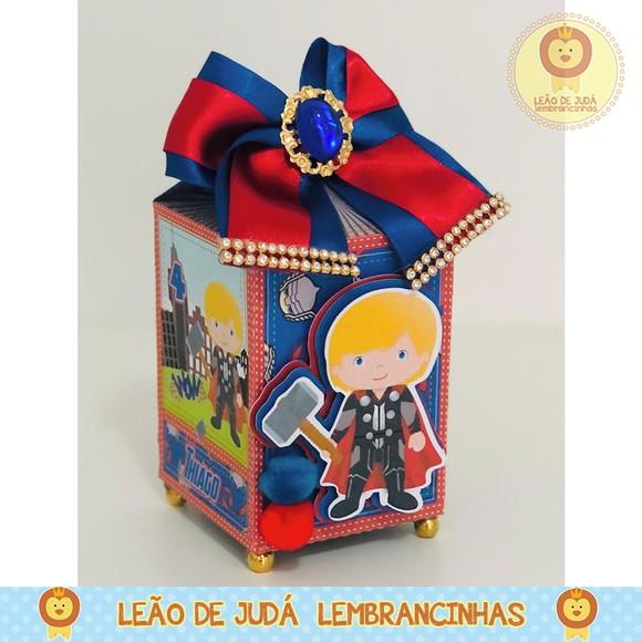 Caixinha para festa tema thor