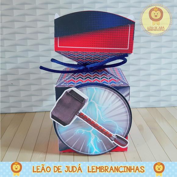 Caixinha para festa tema thor