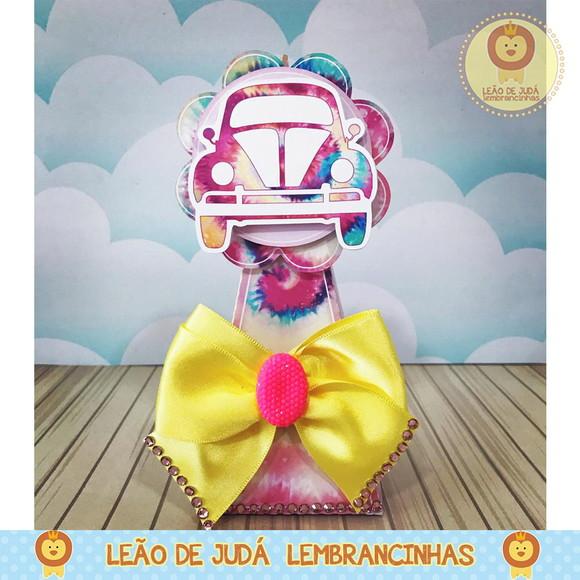 Caixinha para festa tema tie dye