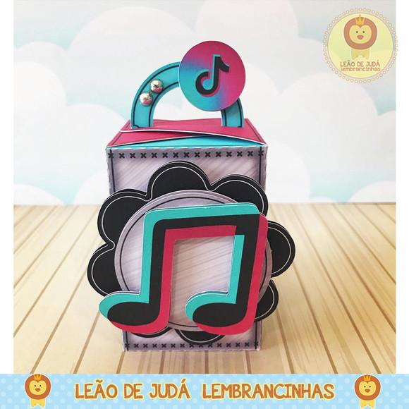 Caixinha para festa tema tik tok