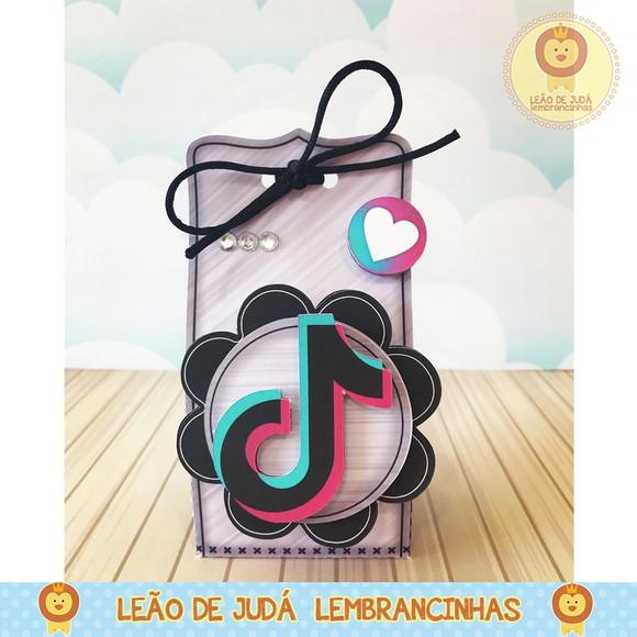 Caixinha para festa tema tik tok