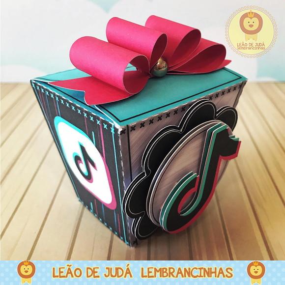 Caixinha para festa tema tik tok