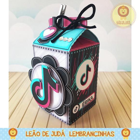 Caixinha para festa tema tik tok