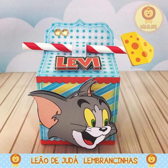Caixinha para Festa Tema Tom e Jerry