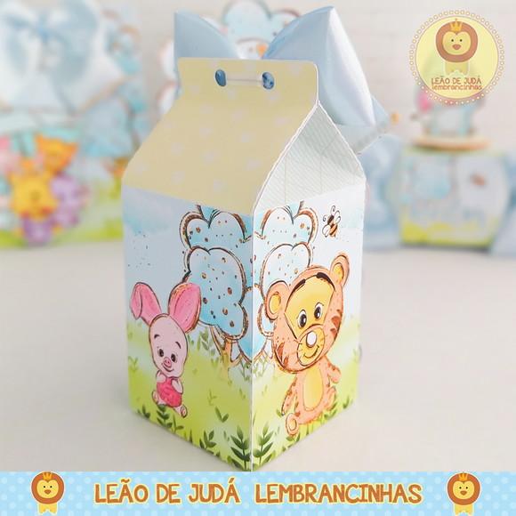 Caixinha para festa tema ursinho pooh