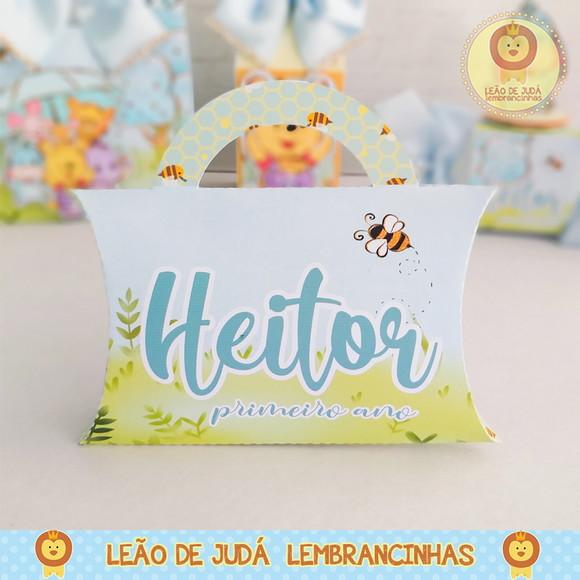 Caixinha para festa tema ursinho pooh