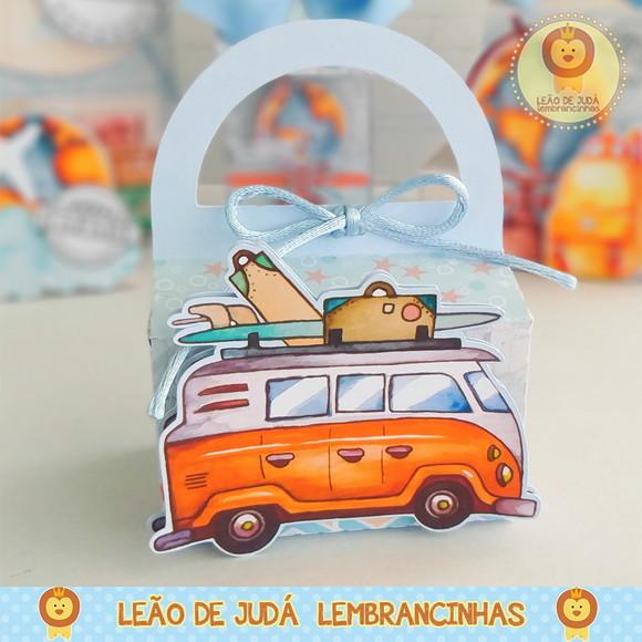 Caixinha para festa tema viagem