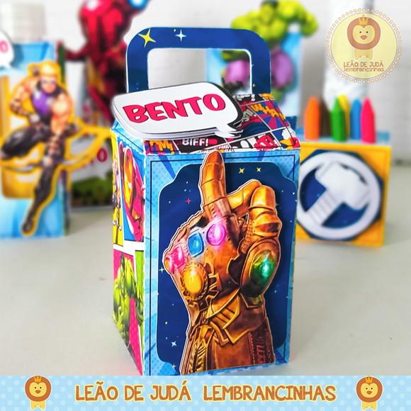 Caixinha para festa tema vingadores